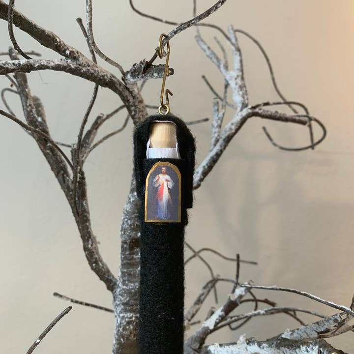 Our Saint Family – Großhandel Verzierung – Hl. Faustina Kowalska, Barmherzigkeit Gottes, Holzfigur1