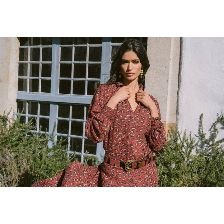 Piti Cuiti - Wholesale Belt - Women's - ZEBRA BELT MAROON