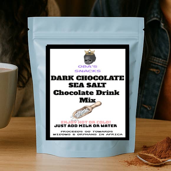 VEGAN Havssalt Mörk Chokladdryckmix (Varm eller Kall) för wholesale av Maqoba