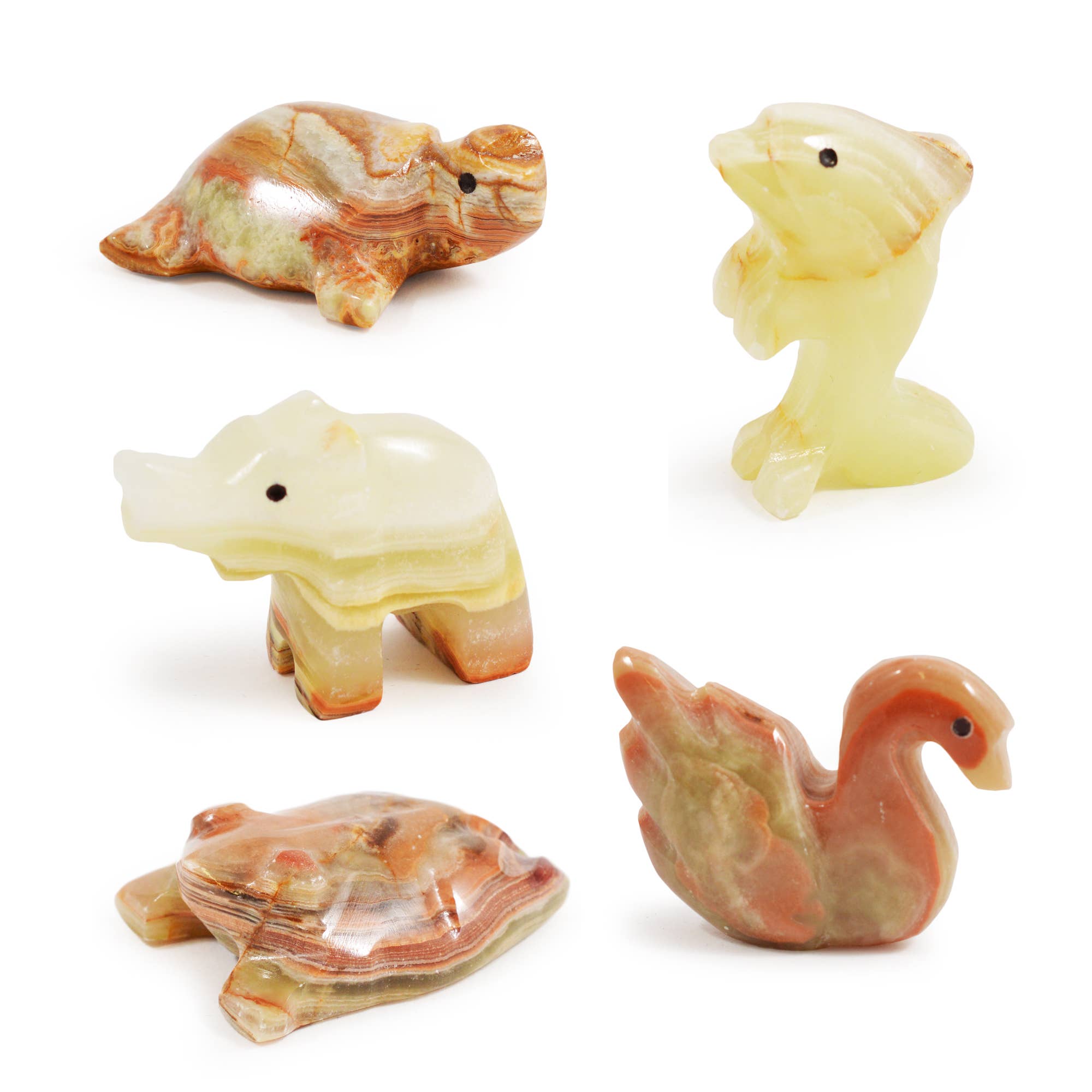 British Fossils - Wholesale Decorative Figurine - Mini Onyx Animals5