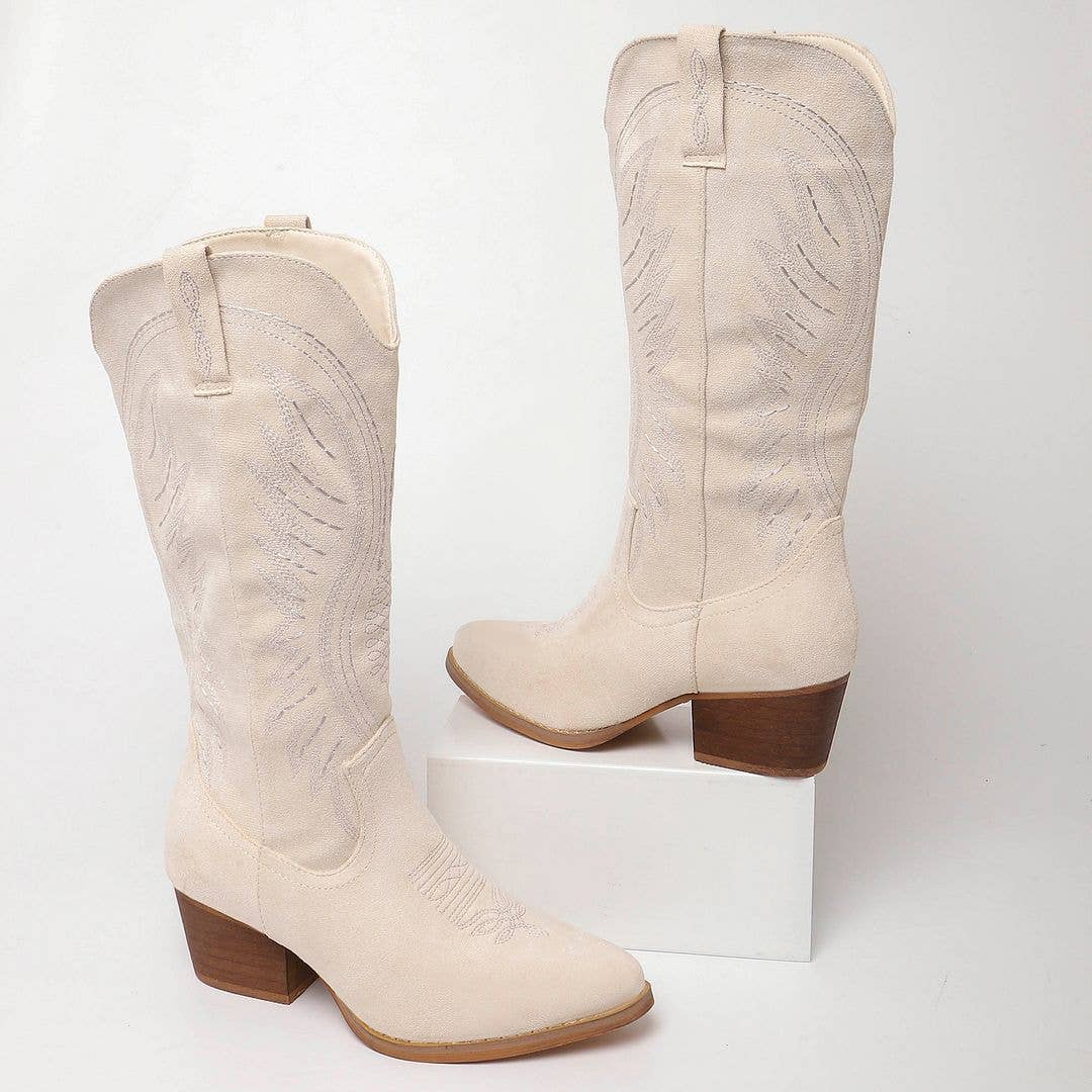 J.Adams Shoes - Wholesale Cowboy Boots - Women's - Roundup | White3