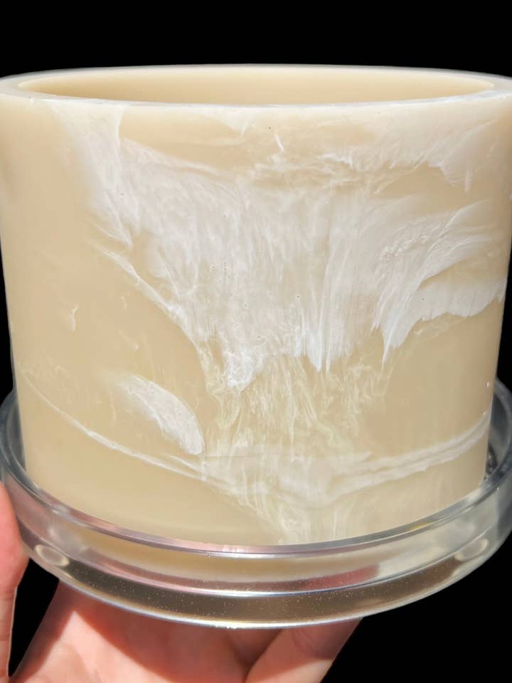 Plant Pot - custard | white - Neutral Pastel for wholesale by Terrestrial