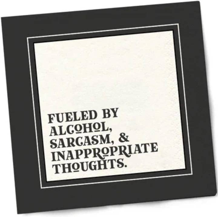 Twisted Wares - Wholesale Disposable Napkin - Funny Cocktail Napkins | Sarcastic Humor | Adult Gift