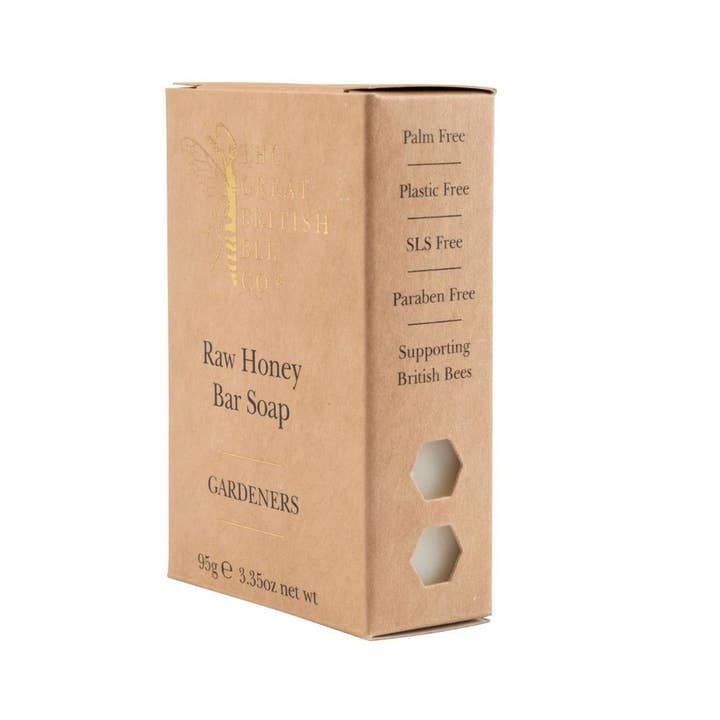 THE GREAT BRITISH BEE CO – Engroshandel Sæbestykke – Gartnere Raw Honning Bar