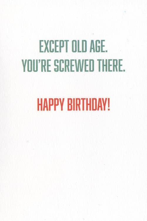 DICKENS INC. - Wholesale Birthday Card - Birthday Humorous | Humorous Birthday Card with Bacon1