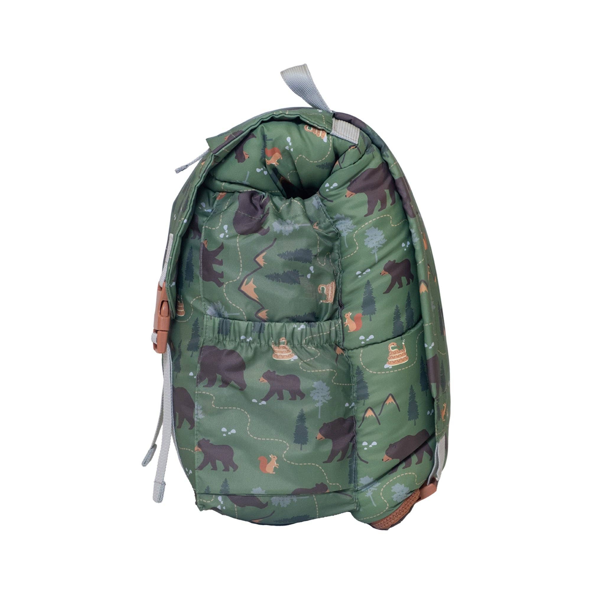 Mimish - Vendita all'ingrosso Zaino - Bambini - Sleep-N-Pack™ – Taglia per Bambini Piccoli | Amici Stampati: Sentiero degli Orsi da Campeggio2