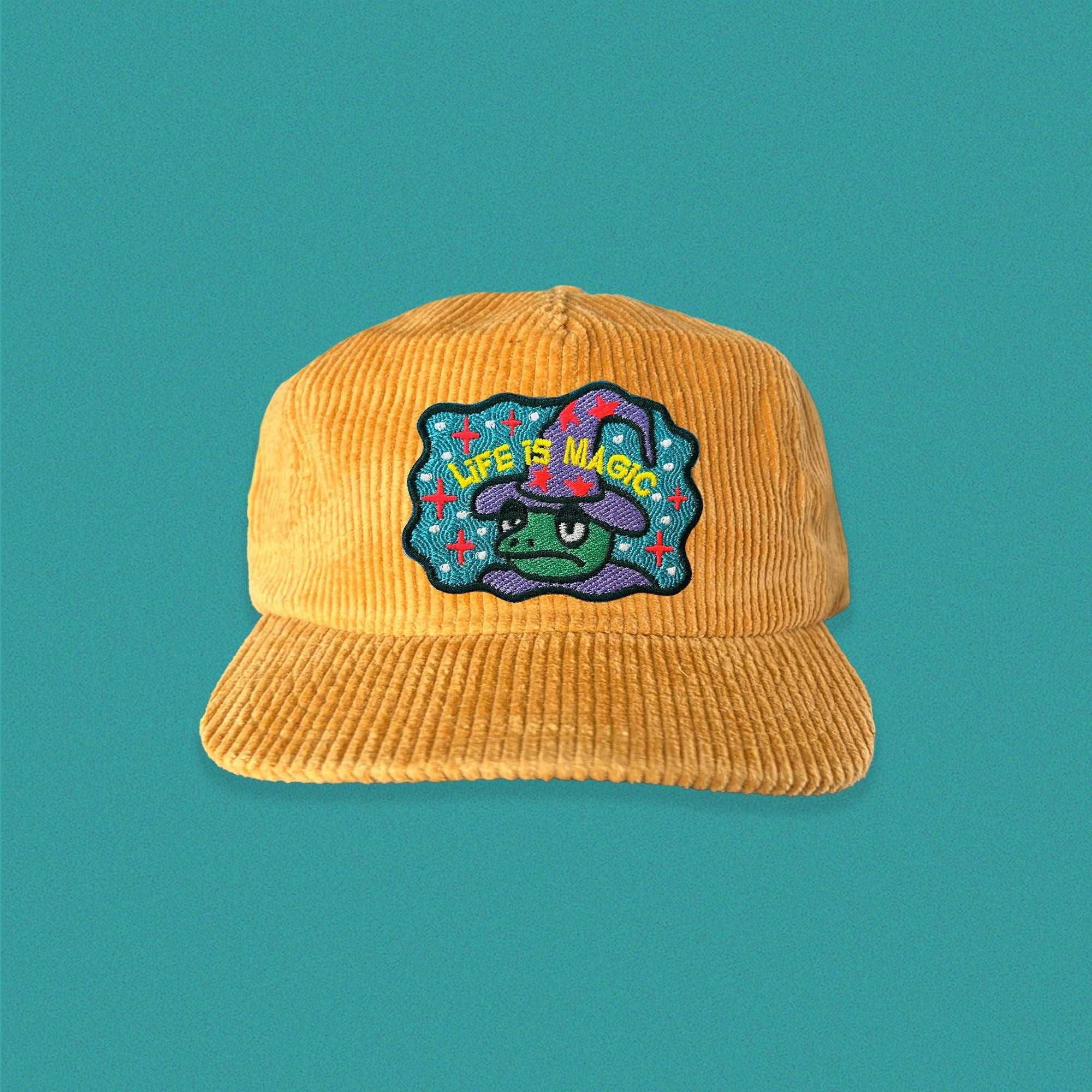 The Space Bureau - Wholesale Baseball Cap - Women's - Frog Wizard 5-Panel Corduroy Hat3