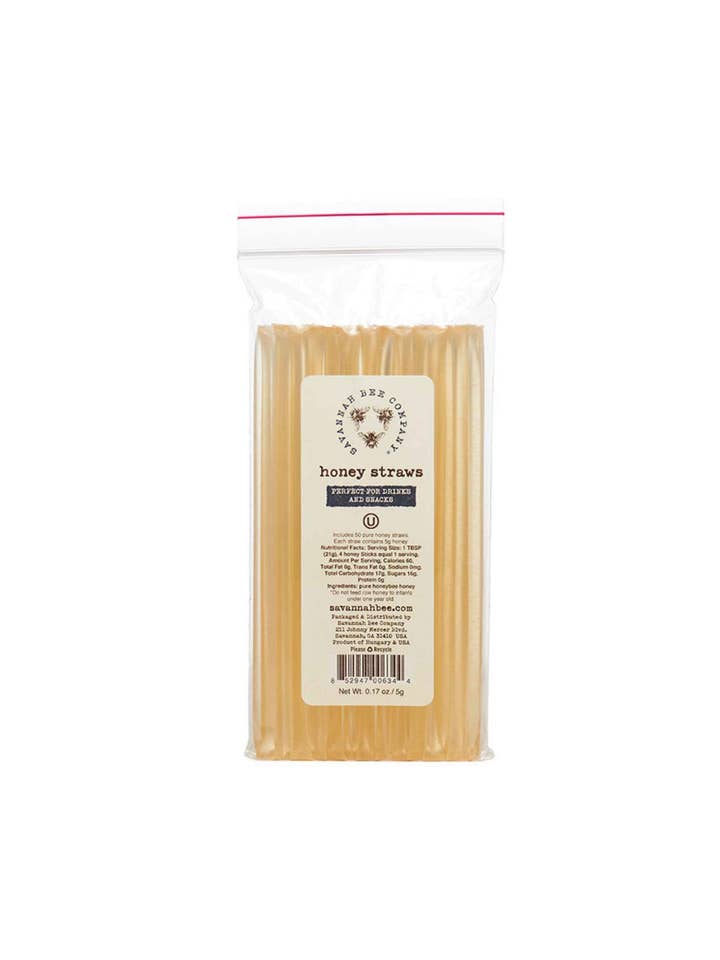 Honey Straw Single/50ct. Bundles for wholesale by Savannah Bee Company
