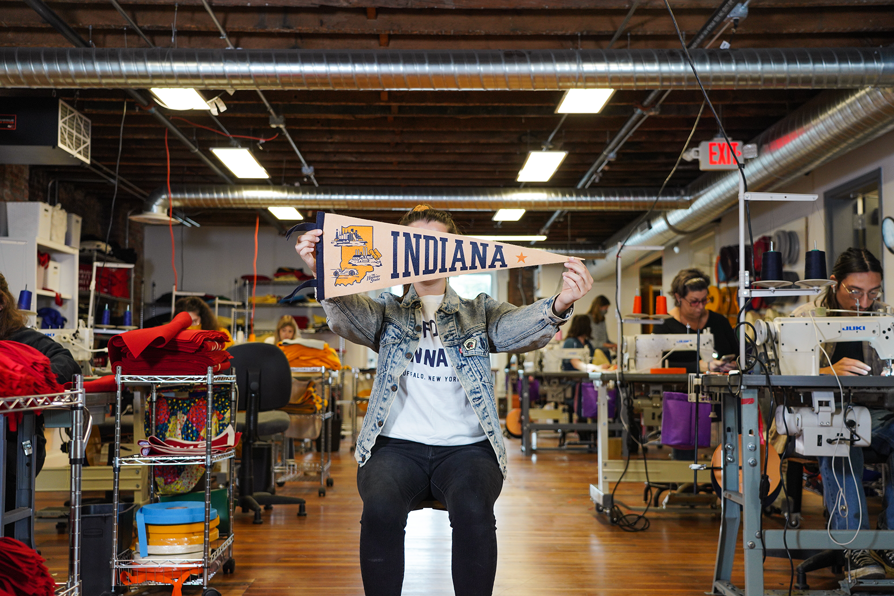 Oxford Pennant - Wholesale Flag - Indiana Pennant2