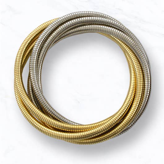 Suzie Q USA - Wholesale Bangle Bracelet -  Coil Stretch Bracelet 4