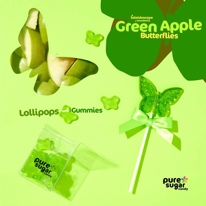 Pure Sugar Candy - Wholesale Lollipop - Butterfly Lollipops3