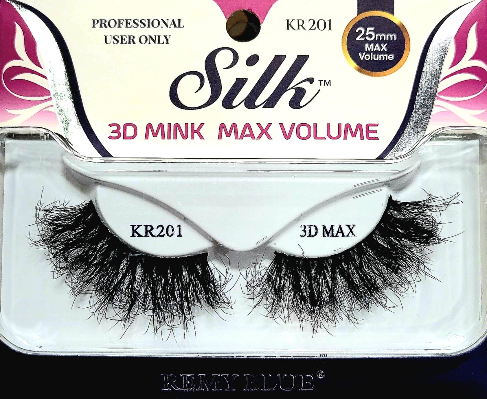 AEsthetic - Venta al por mayor Pestañas postizas - PESTAÑAS DE VISÓN DE SEDA 3D REMY BLUE12