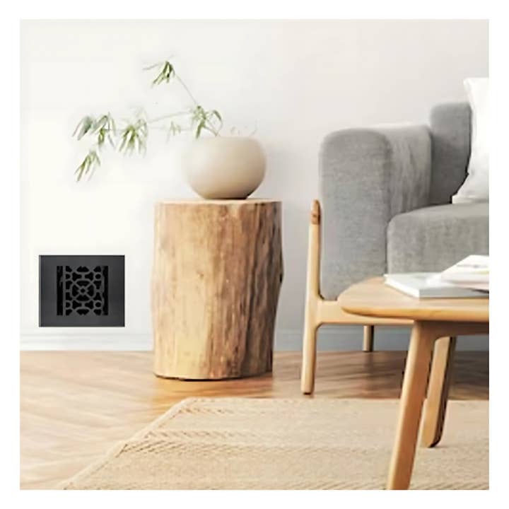 4"x4" LUCHTAANVOER Vent met Afneembare Stalen Lamellen voor wholesale door Registers and Hardware Hub Inc.