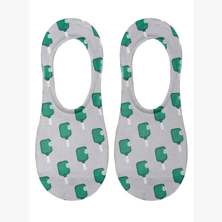 Living Royal - Wholesale Socks - Unisex - No-Show Liner Socks - Pickleball - Gray