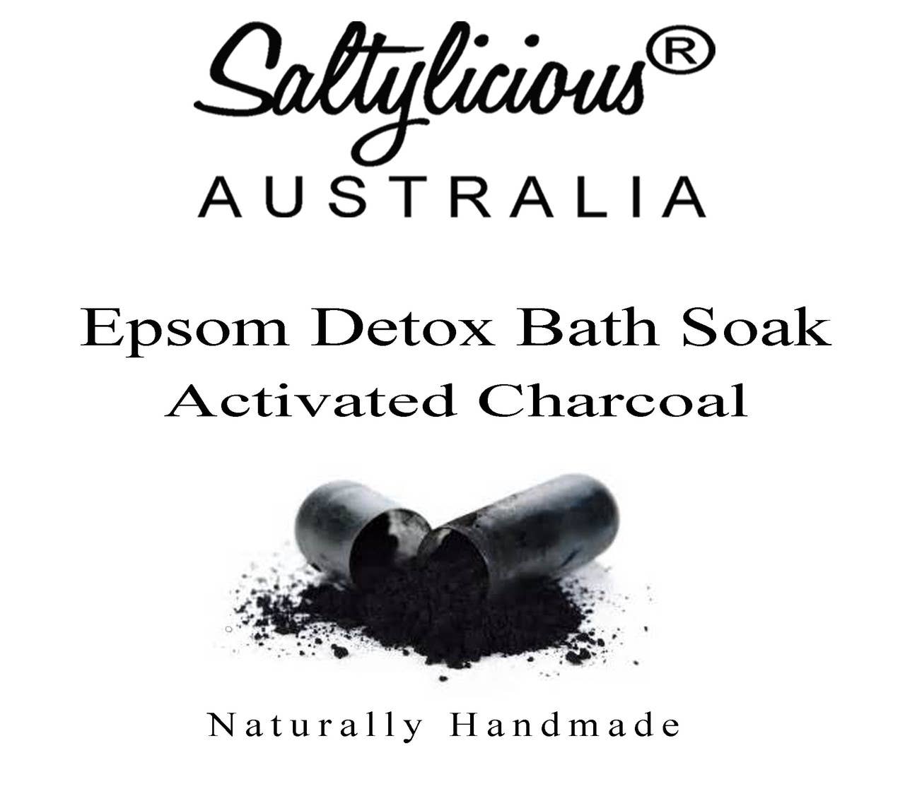 Naturally Pure Aromas - Wholesale Bath Soak/Milk - Activated Charcoal Bath & Foot  Soak 125 G0