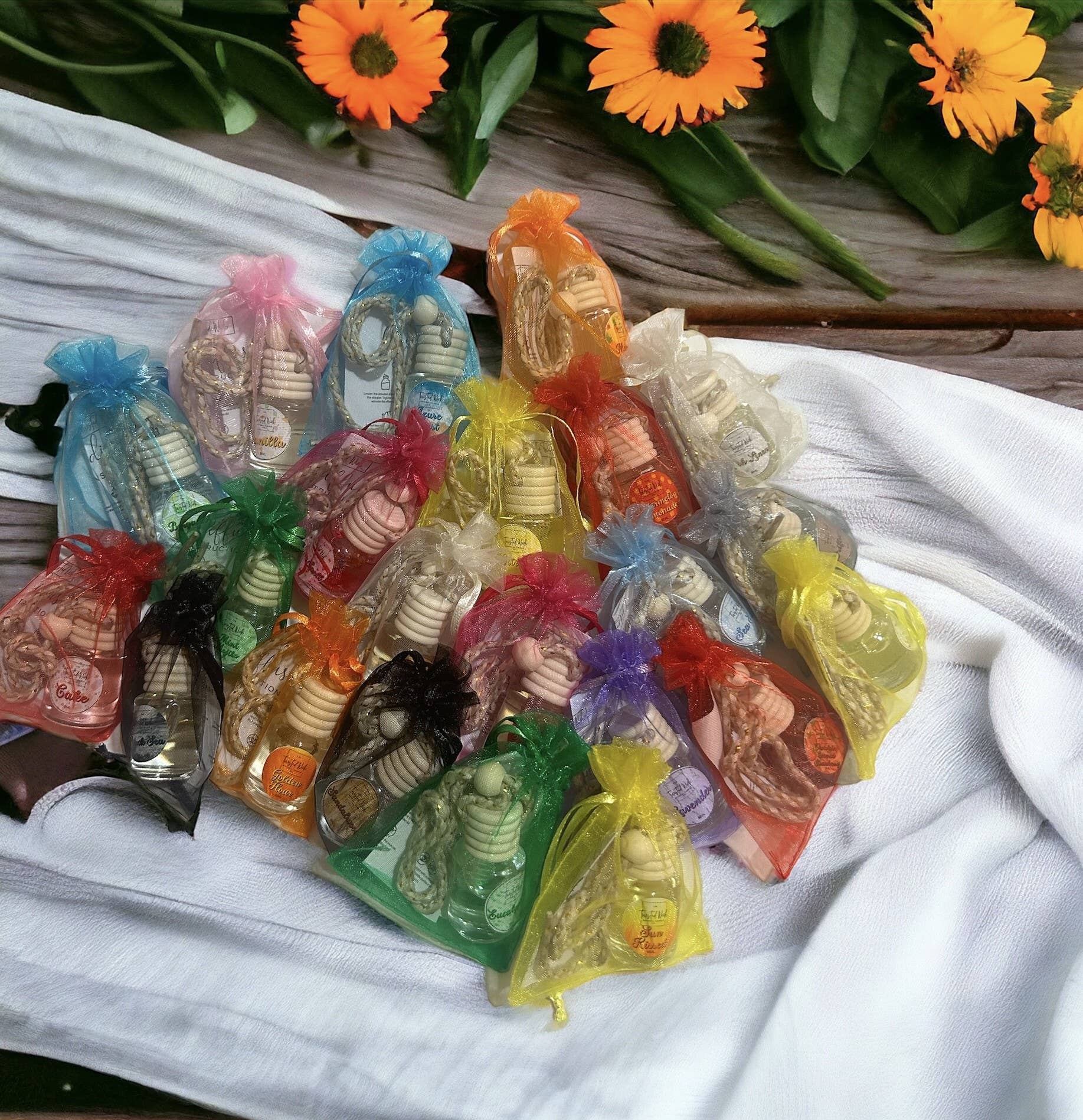 The Twisted Wick - Vendita all'ingrosso Deodorante per auto - Unisex - Diffusore per auto EcoAroma Azure Coast 8ml1