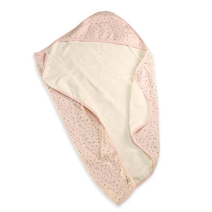 Pebble Reversible Baby Hooded Towel (Organic Cotton) for wholesale by Viverano Organics