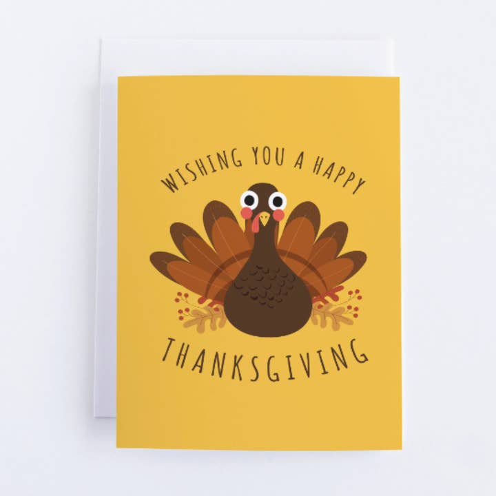 Grußkarte „Wishing You A Happy Thanksgiving“ für den Großhandel von CardCraft