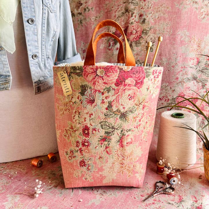 Atenti - Wholesale Tote Bag - Women's - Rosewood Hope Basket, Project Bag4