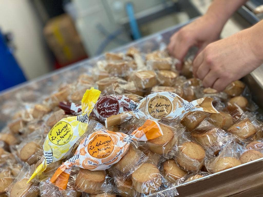 Le Dolcezze di Nanni - Vente Biscuits - Macarons moelleux au citron 2851, fabriqués en Italie avec amour8