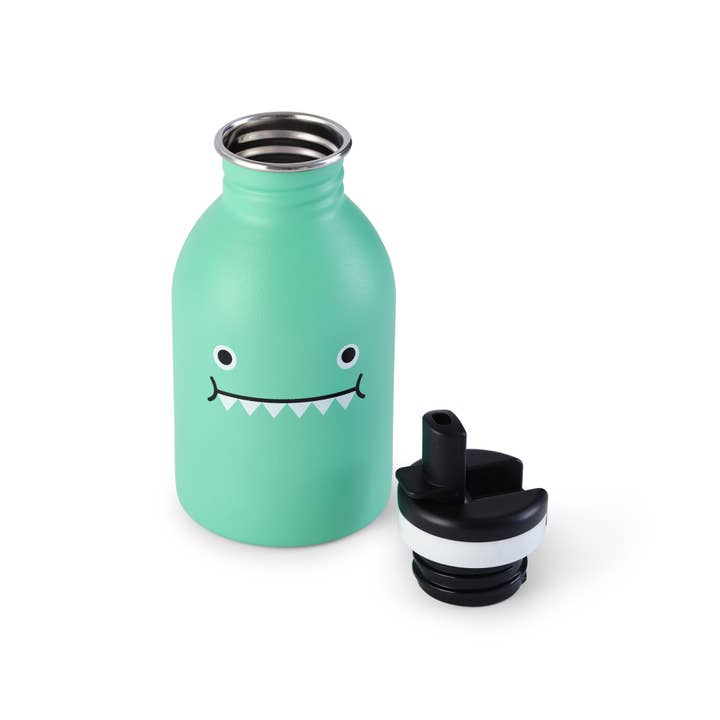 Noodoll - Wholesale Water Bottle - Stainless Steel Water Bottle - Ricedino Dinosaur-Green (US)2