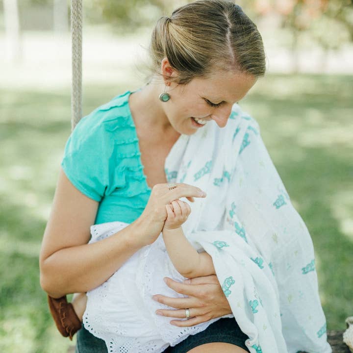 Coco Moon - Wholesale Swaddle - Baby - Honu Honi Muslin Baby Swaddle Blanket