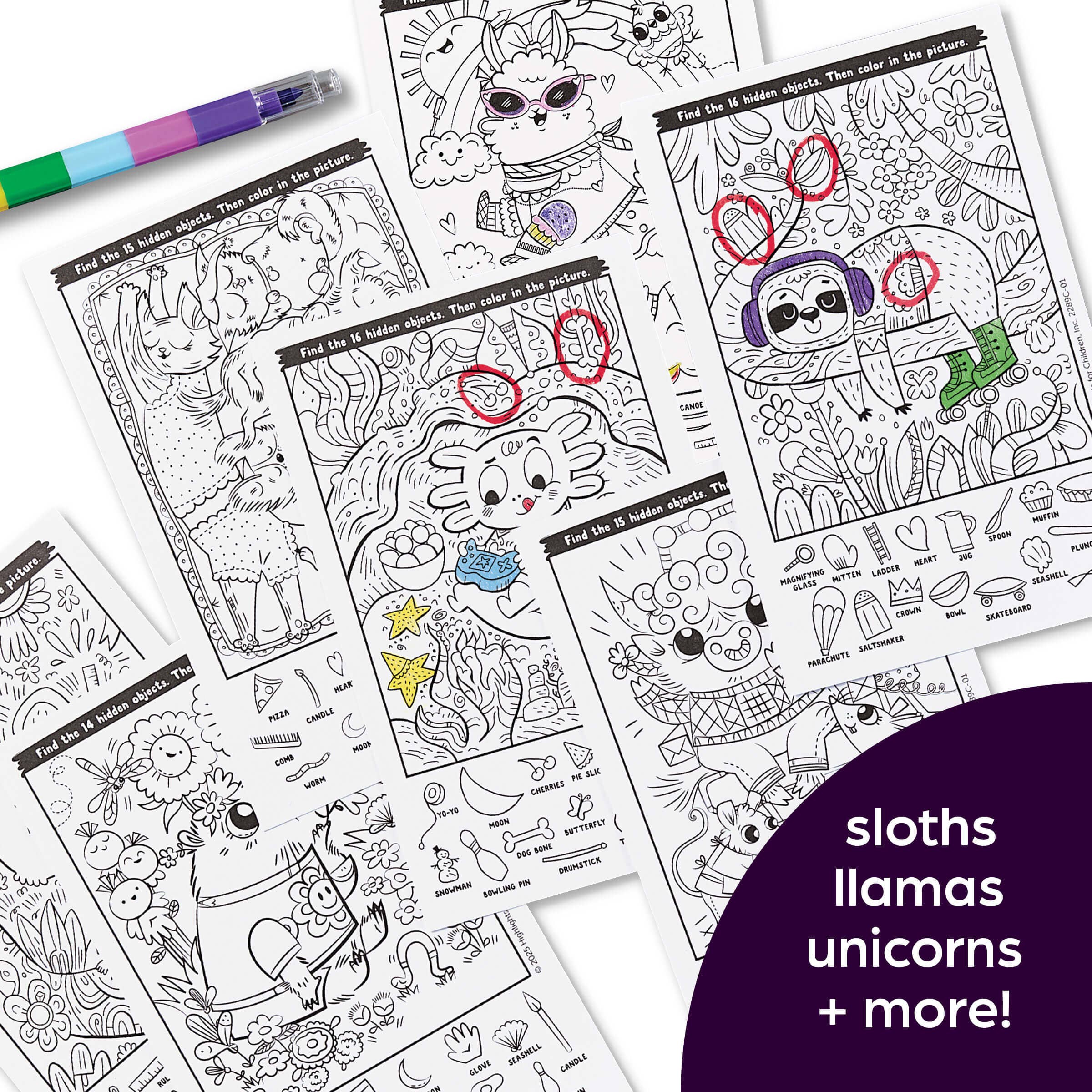 Highlights for Children - Wholesale Early Reader Book (6-8) - Color-In Stickers and Puzzles! Adorable Animals4