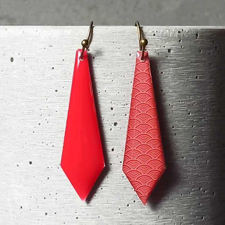 Amboise vändbara örhängen — m. japansk 0715 för wholesale av une Hirondelle sous le Tilleul