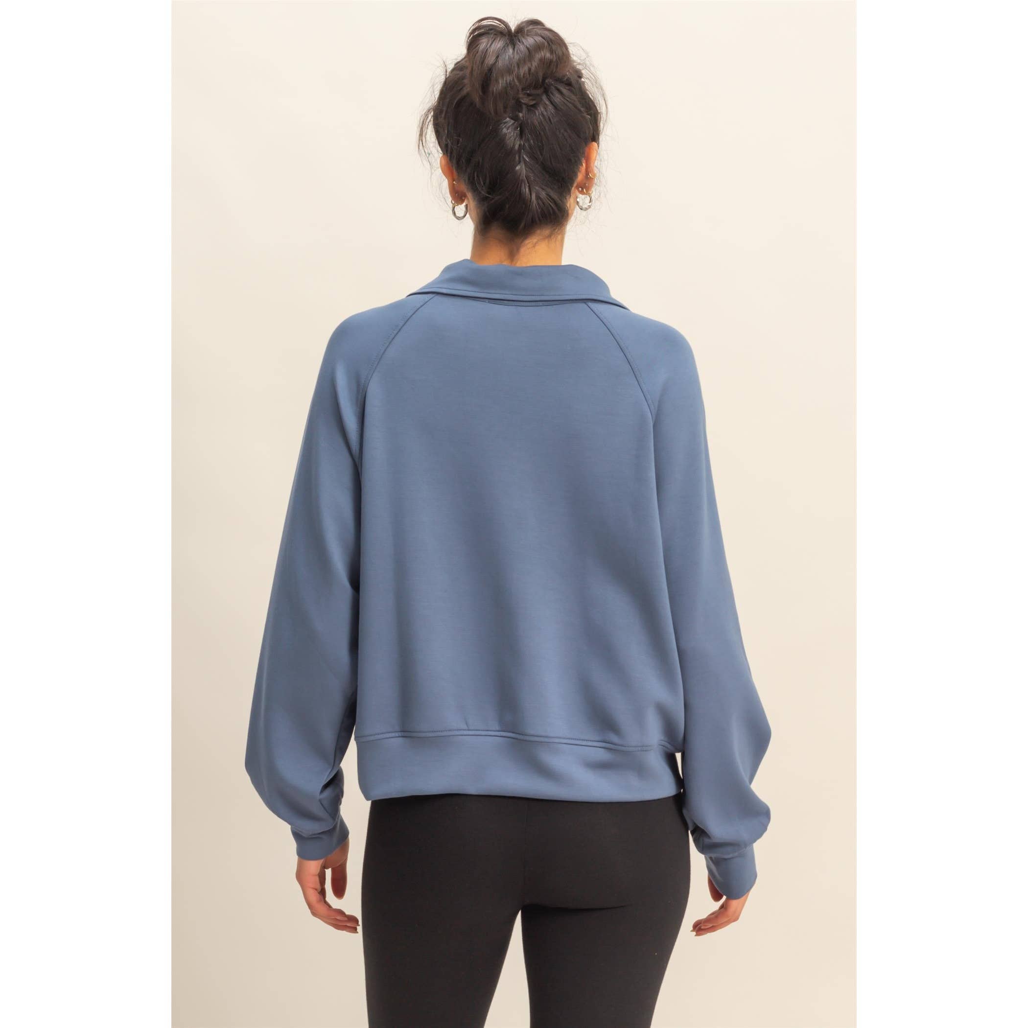 HYFVE – wholesale Jacket – Women's – Double Knit High Neck Long Sleeve Zippered Jacket16