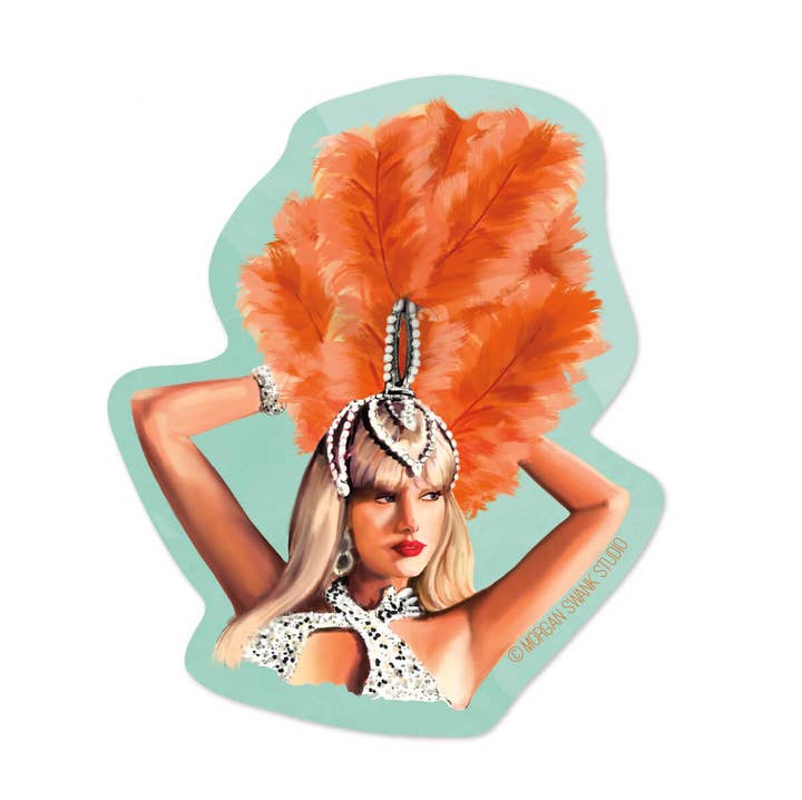 Pop Star Showtime | Pop Culture Sticker for wholesale by Morgan Swank Studio