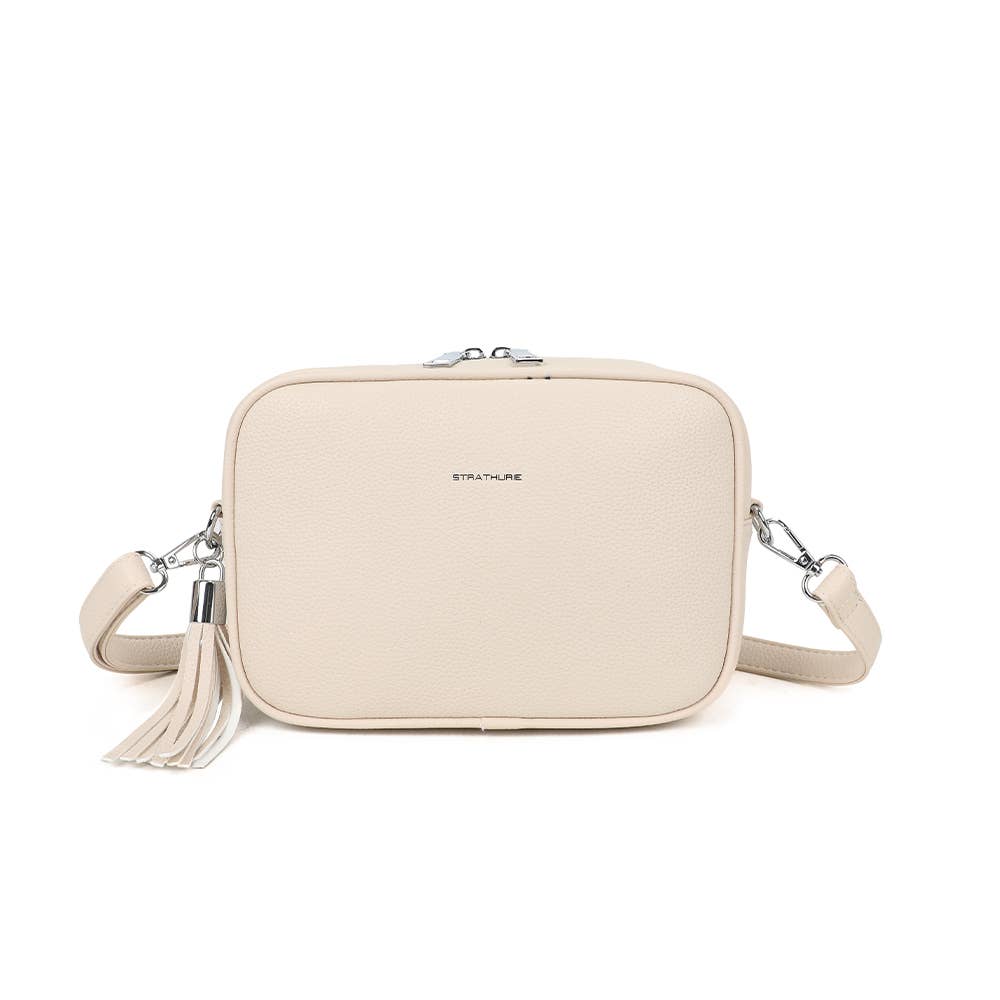 Strathurie – wholesale Crossbody bag – Women's – Strathurie Faux Leather Camera Style Bag S688# Black9