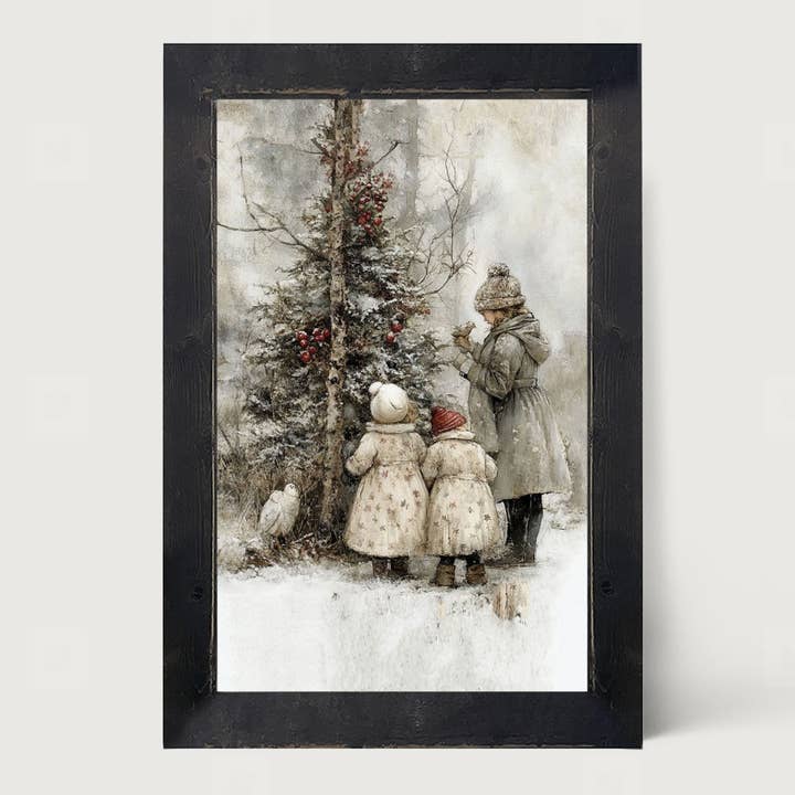 Winter's Children - Vertical Frame for wholesale by ginger blue
