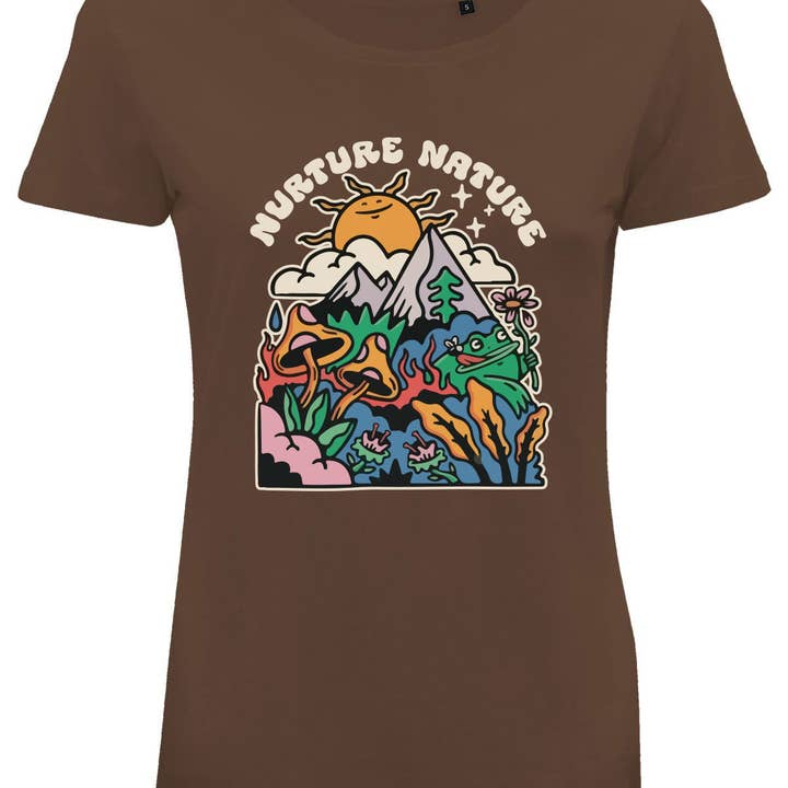 Women's Printed T-shirt - Nature, Nature for wholesale by #MAISENZA