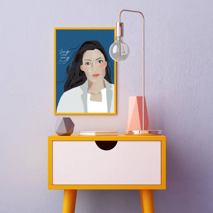 Violet Red Studio - Wholesale Everyday Greeting Card - Alexandria Ocasio Cortez 3