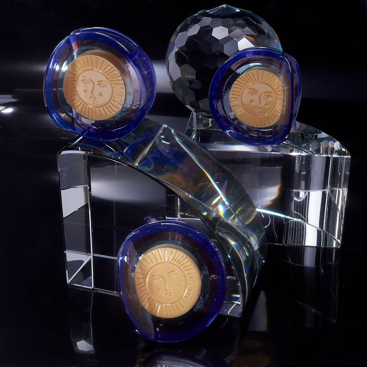 WINONA IRENE - Wholesale Hair Clip - Women's - Aura Acetate Celestial Sun Women's Hair Claw Accessory 2