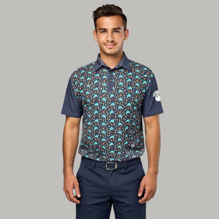 NIEUWE Blauwe Dolfijnen Polo voor wholesale door Chippopotamus Inc