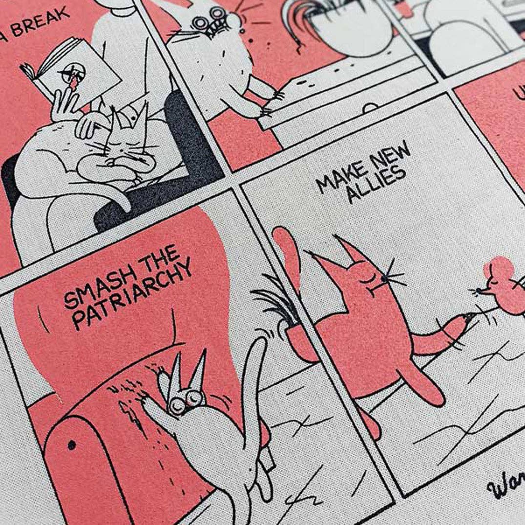 War and Peas - Wholesale Tote Bag - Unisex - Cat's Guide Organic Tote Bag3