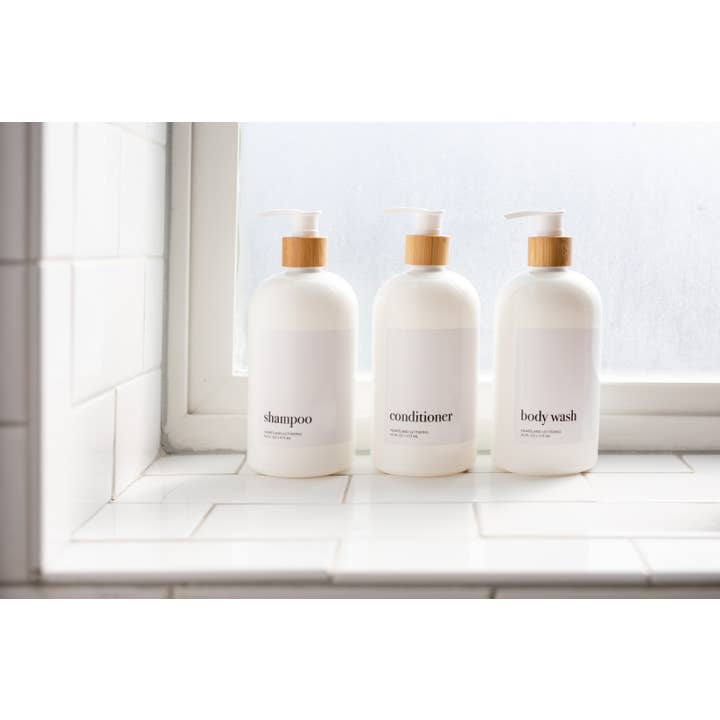 Joie Designs Co. | Refillable Bottles – wholesale Tvåldispenser – Schampoflaskor - Förvaring och Organisation - Badinredning