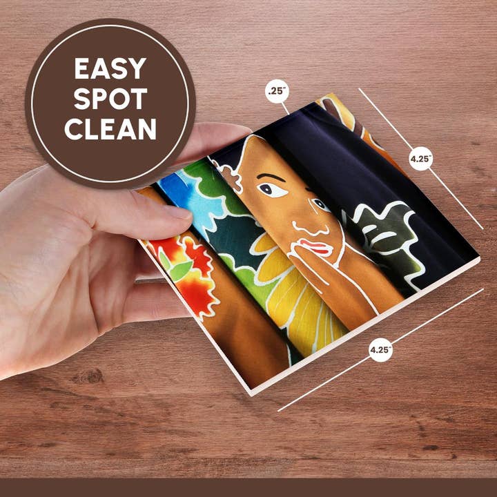 3dRose - Wholesale Coasters - 3dRose, French Polynesia, Tahiti, Papeete, Market Tahitian Pareo, wraps. , Coaster6