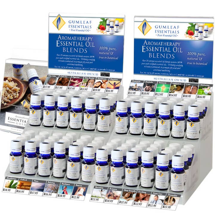 Essential Oil Blends Medium Start-Up Kit (Top 24) for wholesale by Buckley & Phillips Aromatics