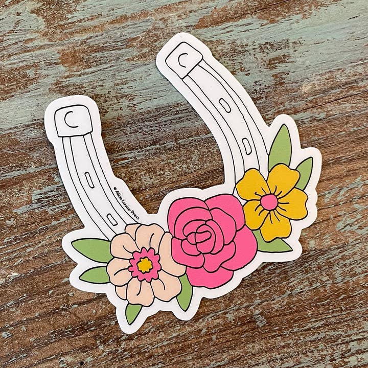 Horseshoe Sticker for wholesale by Alice-Louise Press