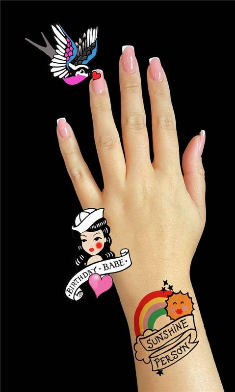 Sooshichacha - Wholesale Verjaardagskaartje - Tattoo verjaardagskaart - Girl Power Mermaids3