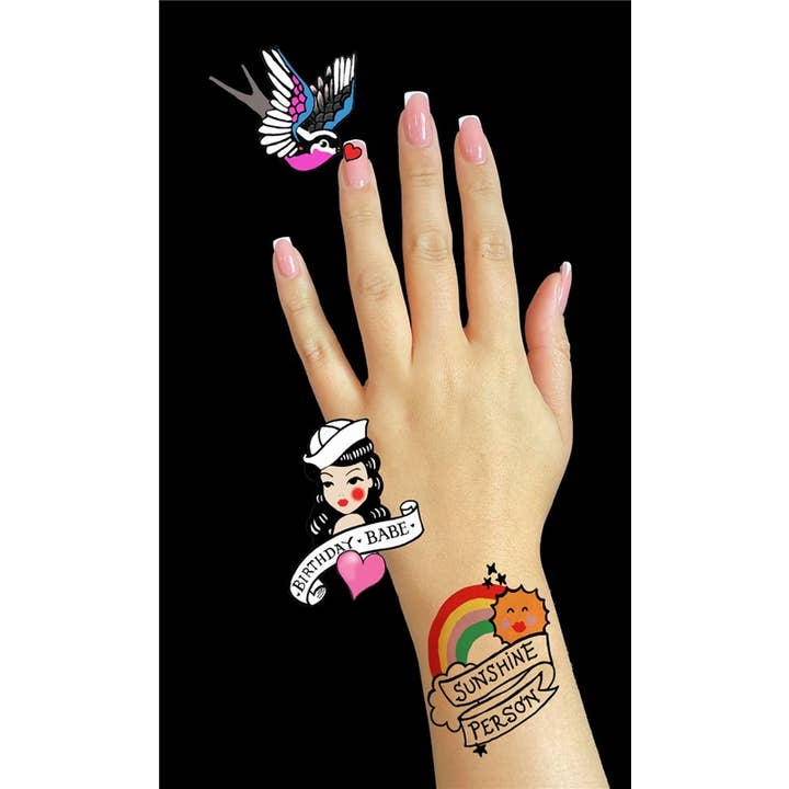 Sooshichacha - Wholesale Verjaardagskaartje - Tattoo verjaardagskaart - Girl Power Mermaids3