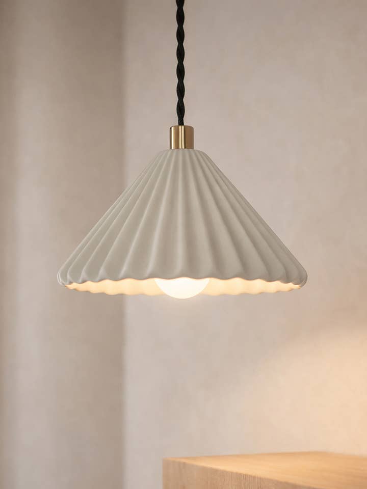 Picco Ceramic Pendant Light | Small Minimal Hanging Fixture for wholesale by LYSlightlab