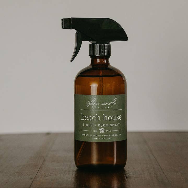 Beach House Linne+ Room Spray för wholesale av Blake Candle Company