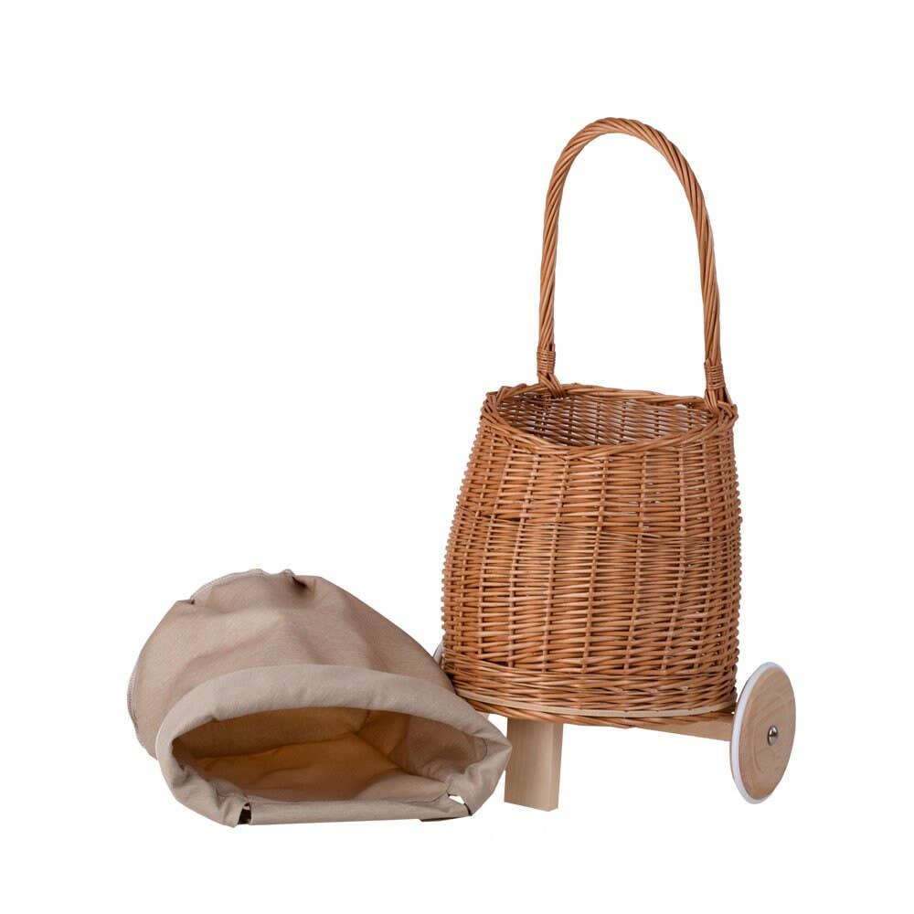 The Wicker Stories – wholesale Doll pram – Kids – Wicker Trailer Handcrafted Pram, Ecological6