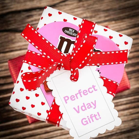 I Got Your Candy - Wholesale Chocolate Box - M&M's Bark Valentine's Day Heart Box 3.5oz - 6ct