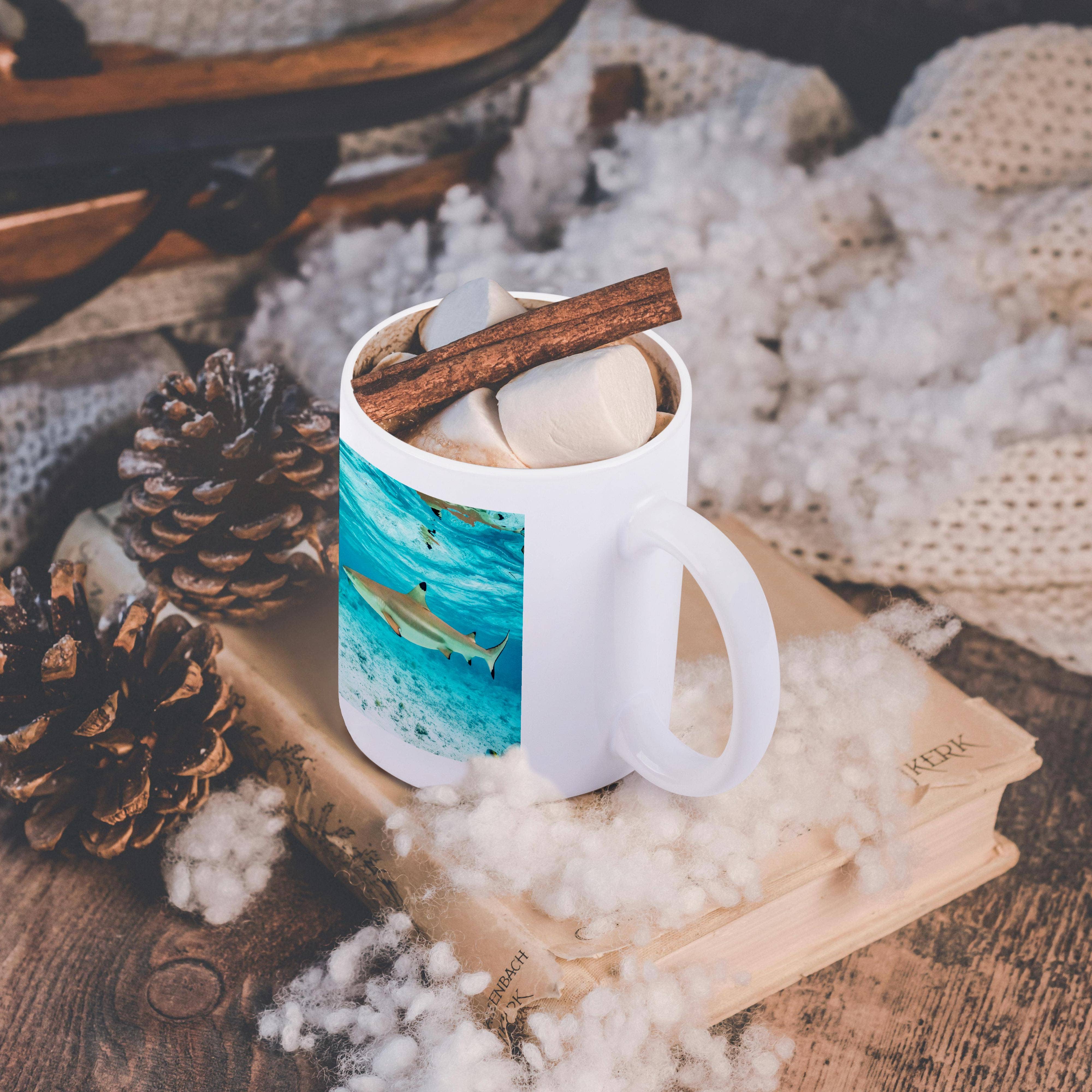 3dRose - Wholesale Coffee Mug - 3dRose, French Polynesia, Bora Bora. Black-tipped reef shark closeup., Mug11