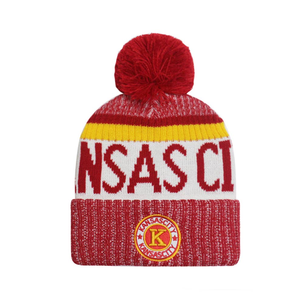 ChoKoLids - Vente Bonnet – unisexe - Bonnets à pompons brodés Football Sports City11