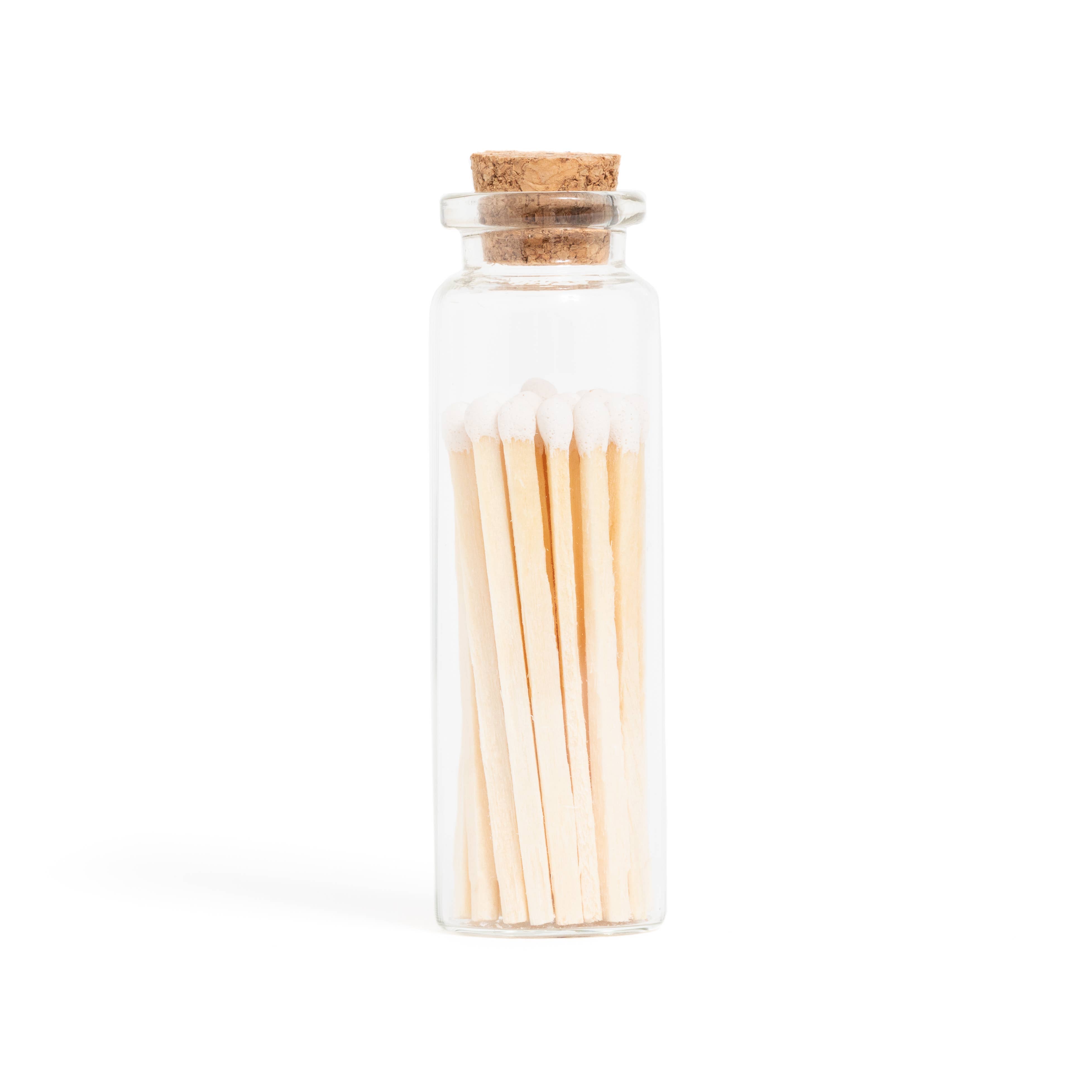Enlighten the Occasion - Wholesale Matches - White Matches in Small Corked Vial